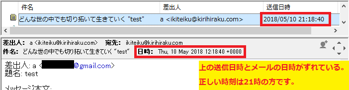Wordpressからのメールで時刻が正しく表示されない Open Up The Future